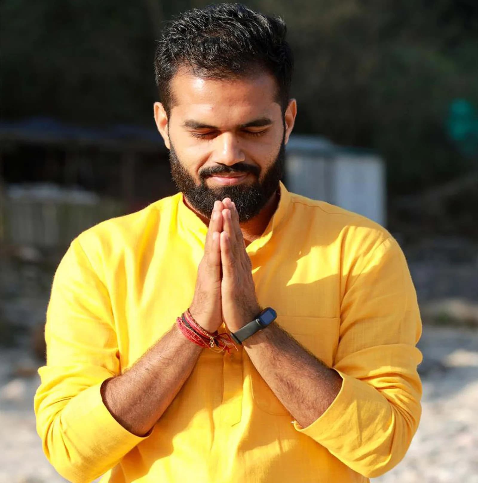 Yogi Deepak Ji, E-RYT 500 yoga teacher with 15+ years of experience at Sriezaa Yogshala